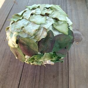 Women's Vintage Green Leaf Pillbox Hat Leaves Bow Union Label